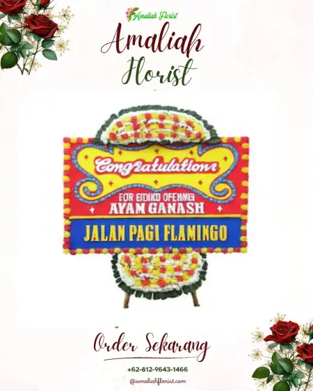 Sewa Papan Bunga Pateten Satu